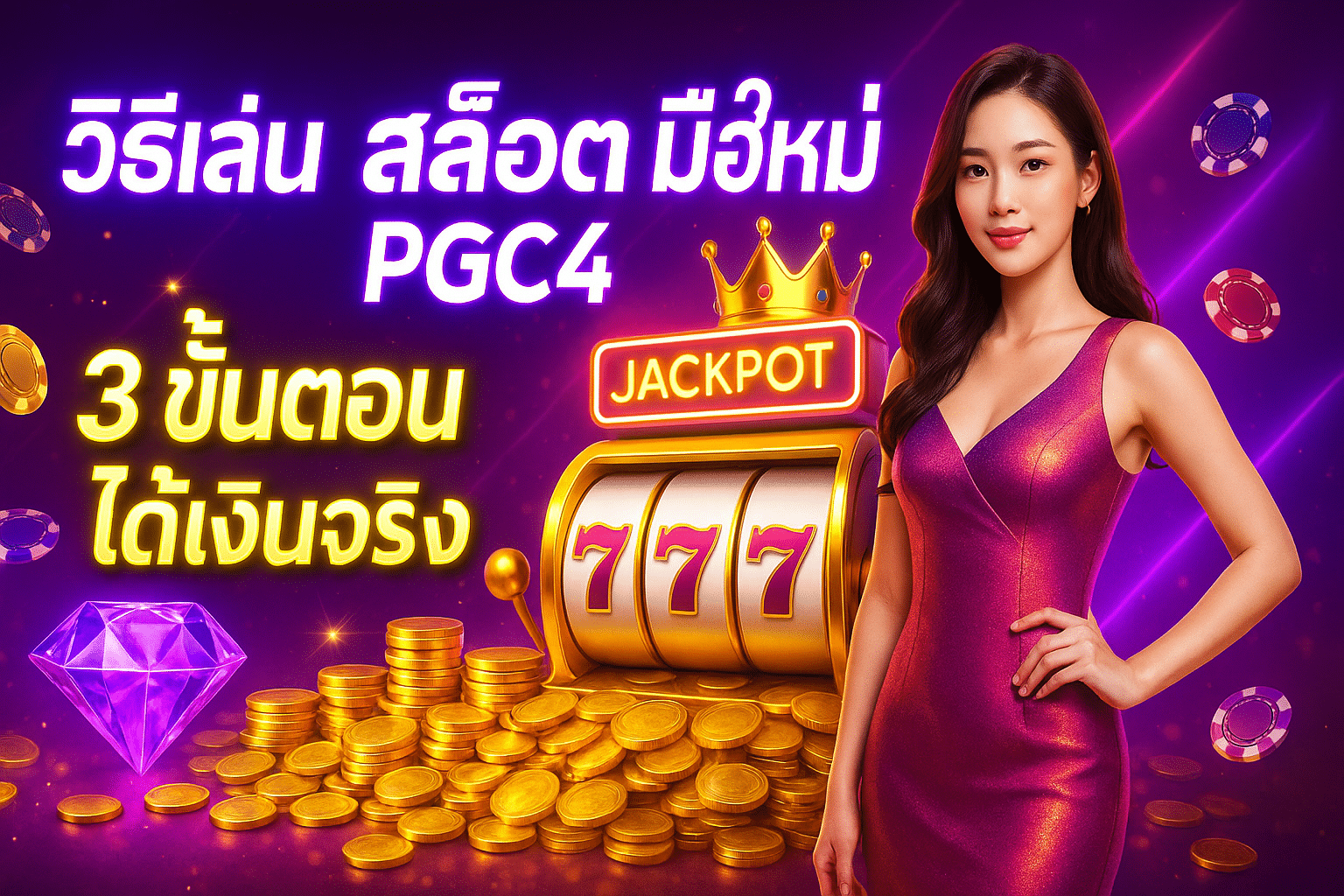 วิธีเล่น สล็อต มือใหม่ PGC4