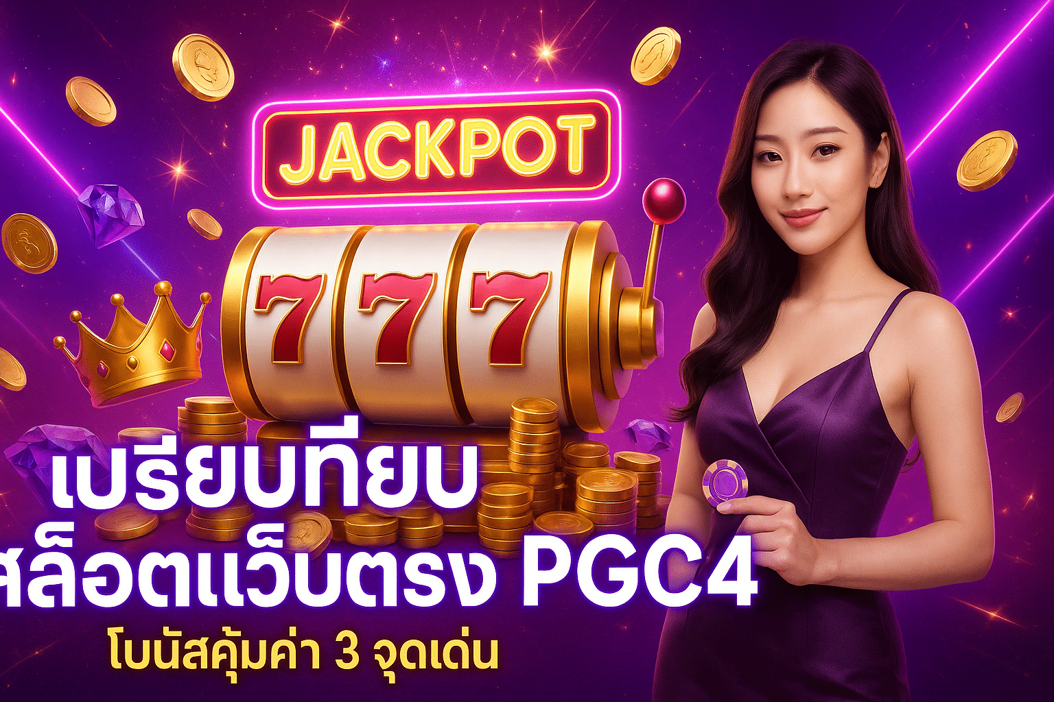 เปรียบเทียบ สล็อตเว็บตรง PGC4
