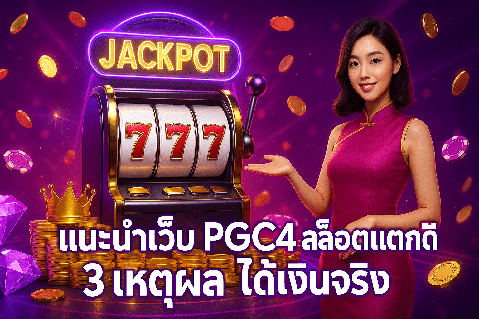 แนะนำเว็บ PGC4 สล็อตแตกดี